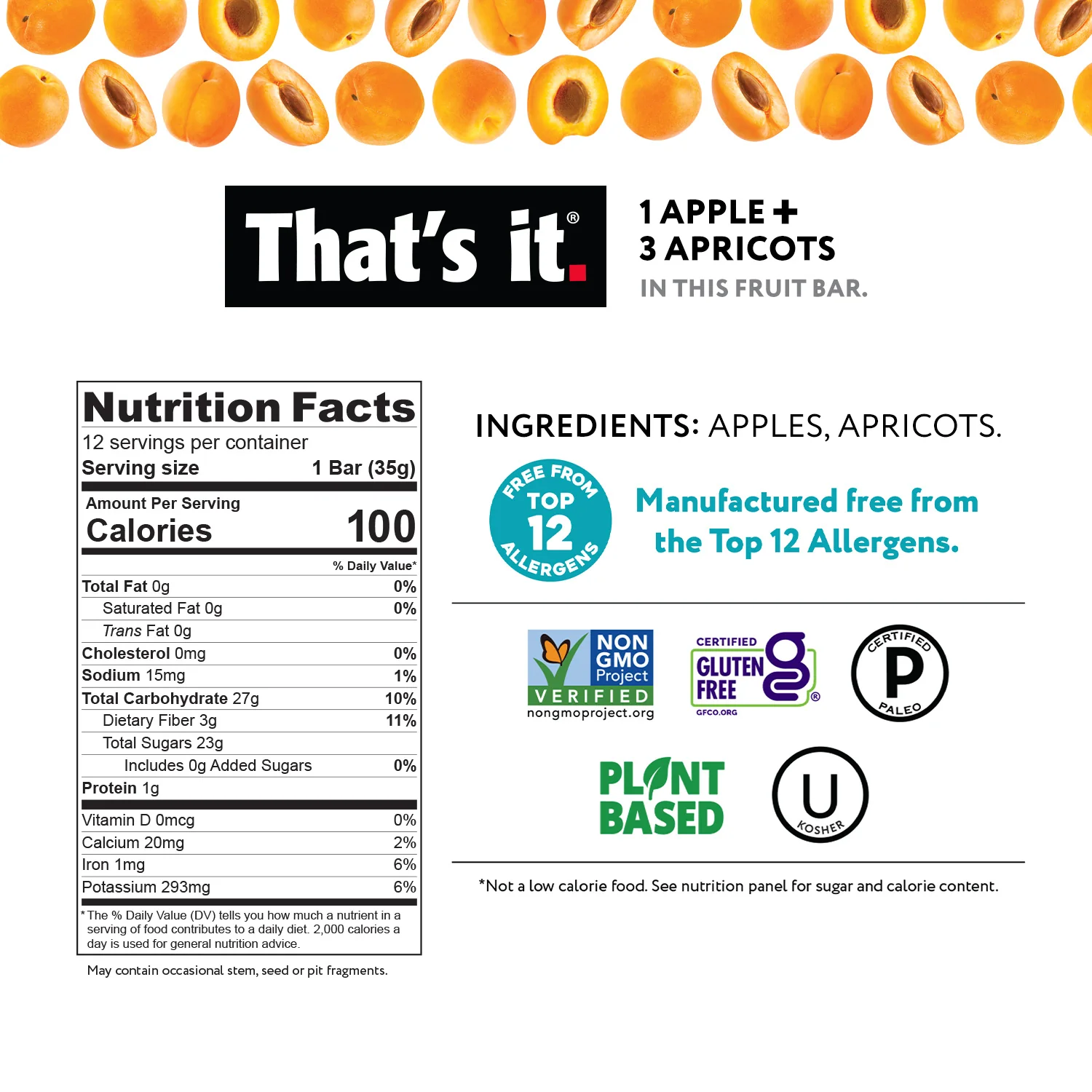 Apple + Apricot Fruit Bars - Image 4