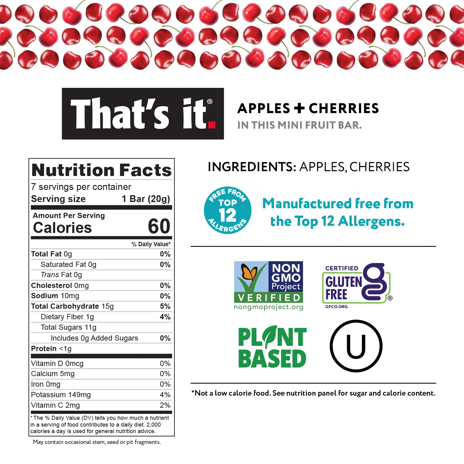 Minis Variety Pack - Blueberry, Cherry, Fig, Mango & Strawberry (35 Bars) - Image 8