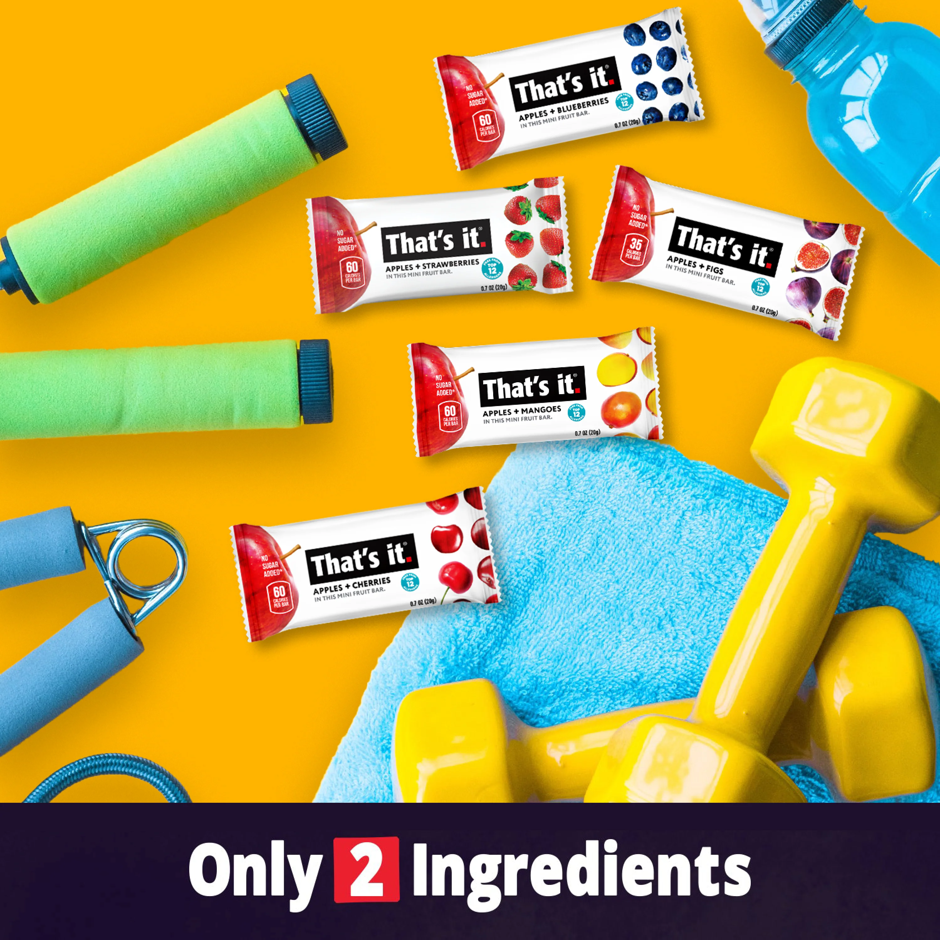 Minis Variety Pack - Blueberry, Cherry, Fig, Mango & Strawberry (35 Bars) - Image 4