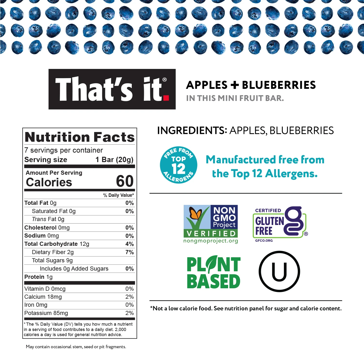 Minis Variety Pack - Blueberry, Cherry, Fig, Mango & Strawberry (35 Bars) - Image 6