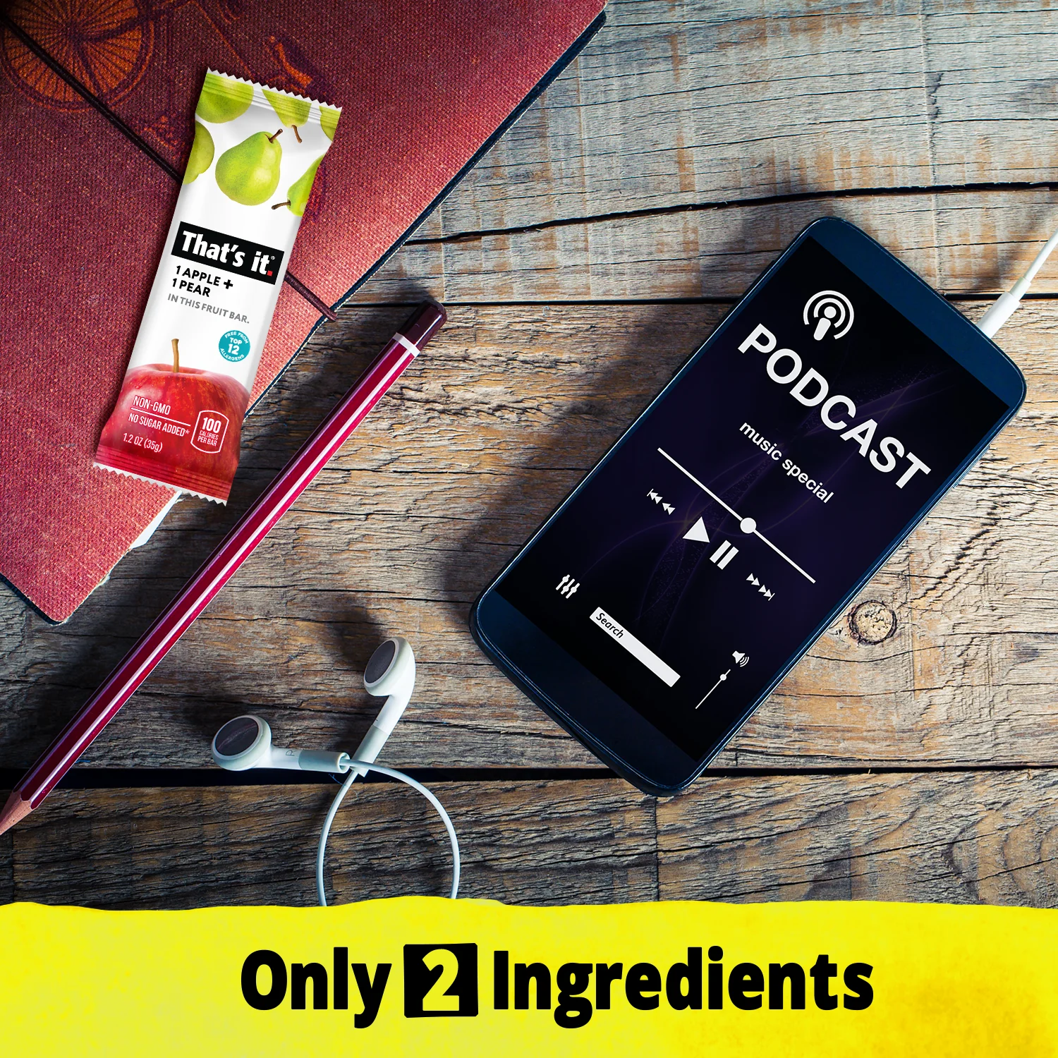 Apple + Pear Fruit Bars - Image 4