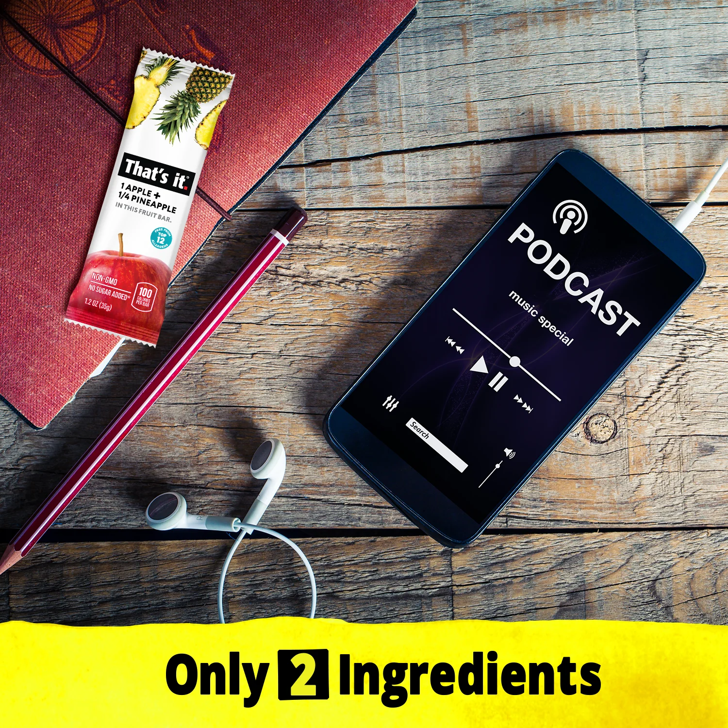 Apple + Pineapple Fruit Bars - Image 4