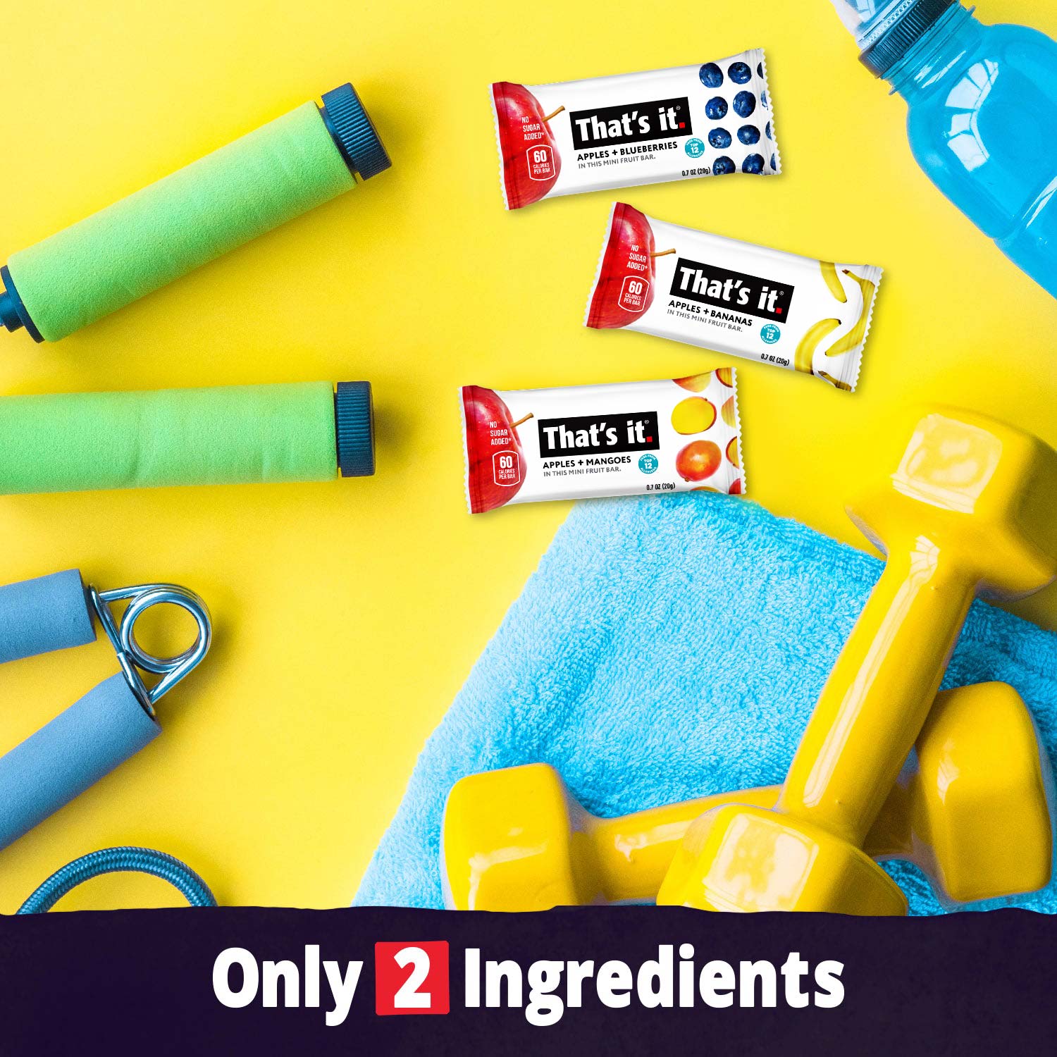 Minis Variety Pack - Banana, Blueberry & Mango (36 Bars) - Image 5