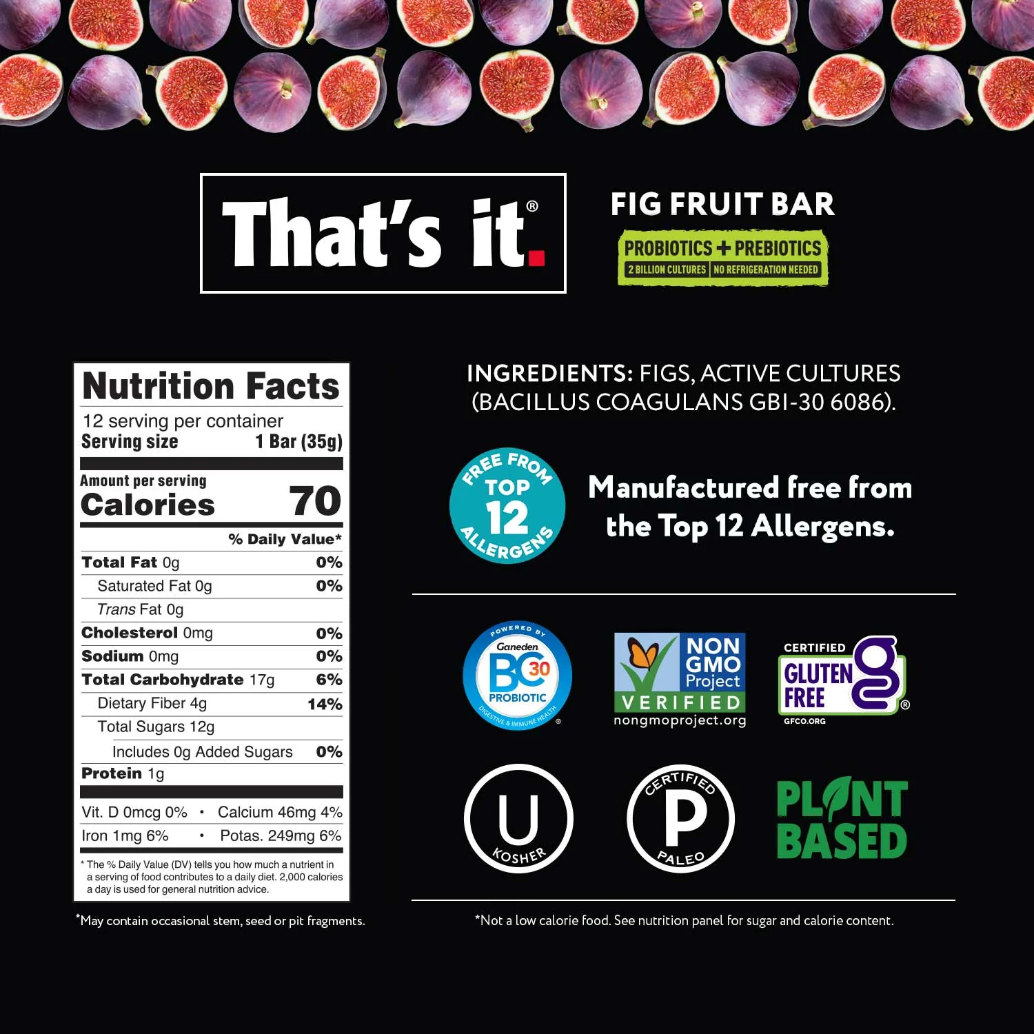 Fig Probiotic Fruit Bars - Image 3